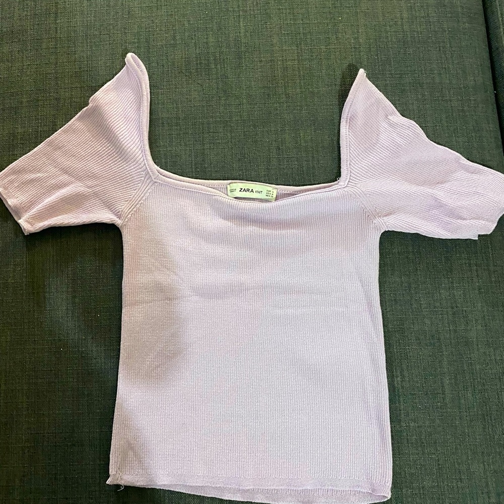 ZARA Knit off the shoulder top